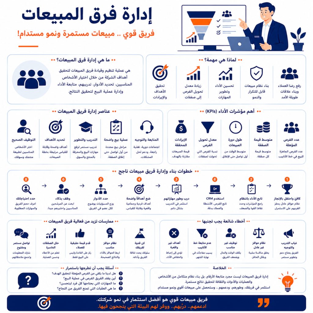 إدارة فرق المبيعات