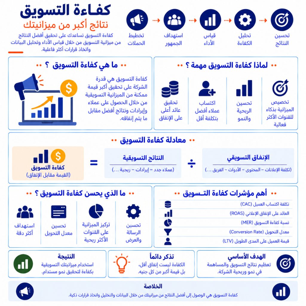 كفاءة التسويق Marketing Efficiency