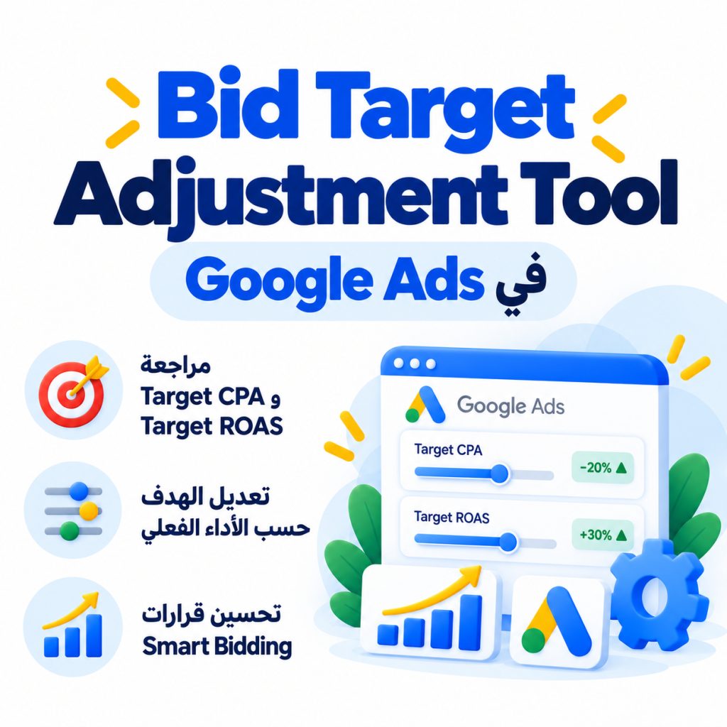 Bid Target Adjustment Tool في Google Ads