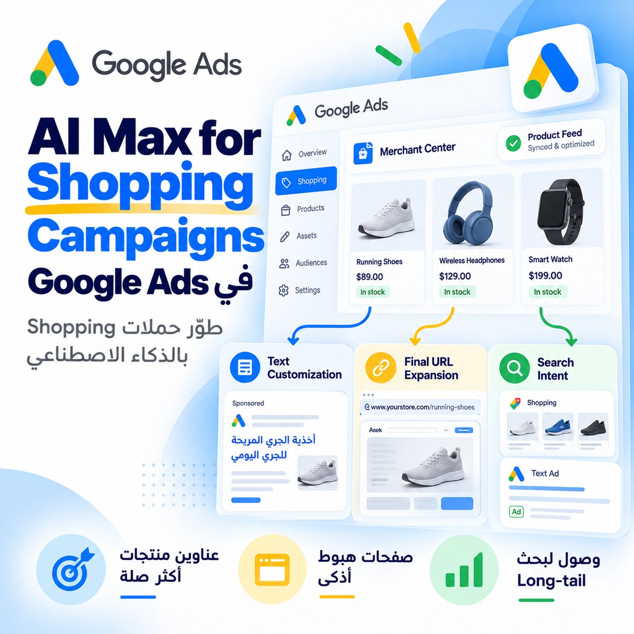 AI Max for Shopping Campaigns في Google Ads