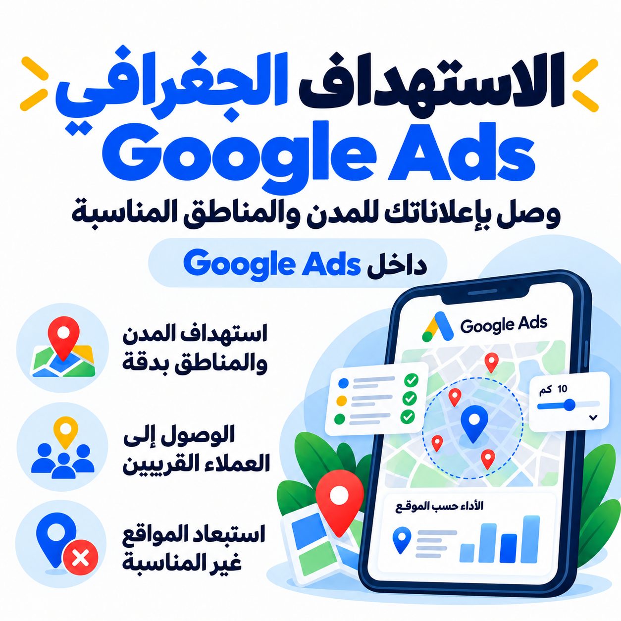 الاستهداف الجغرافي في Google Ads